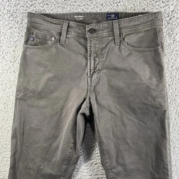 AG Adriano Goldschmied The Everett Slim Straight Pants Mens 32x32 (FITS 32x30) - Picture 3 of 10